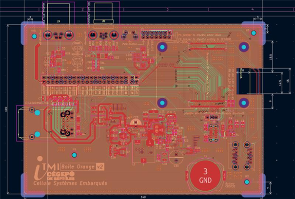Kicad Boîte Orange